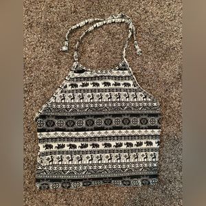 Halter crop top